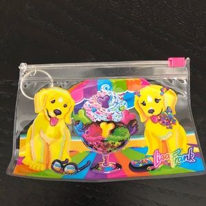 Vintage Lisa Frank coin purse keychain